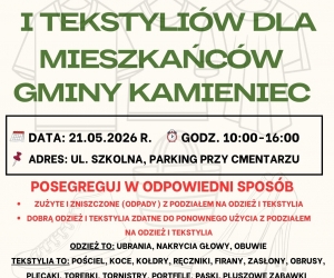 Zbiórka odzieży i tekstyliów